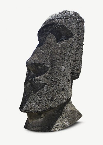Moai statue collage element psd | Free PSD - rawpixel