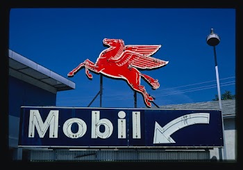 Mobil flying red horse sign, Rt. 6,… | Free public domain photo