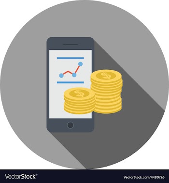 Mobile Banking vector image