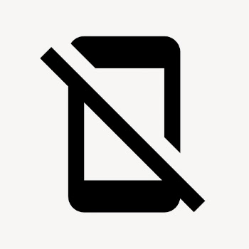 Mobile Off, device icon, outlined | Free Icons - rawpixel