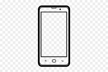 Mobile Phone Clipart Black And White 2 Clipart Station - Icono De Celular Png