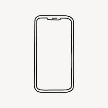 Mobile phone clipart, digital device | Free Vector Illustration - rawpixel