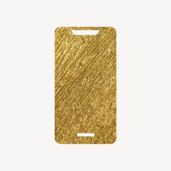 Mobile phone gold icon, glittery | Free Icons - rawpixel