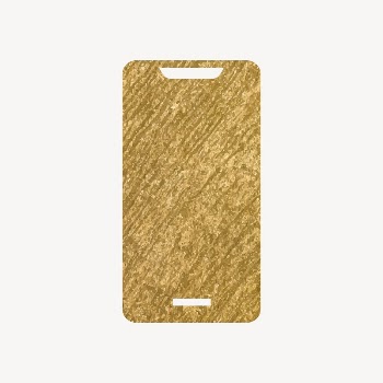 Mobile phone gold icon, glittery | Free Icons - rawpixel