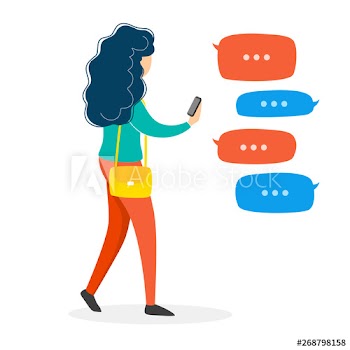 Mobile phone messenger concept