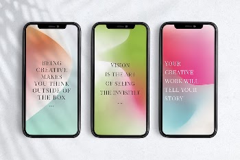 Mobile phone mockup psd with mesh | Free PSD Mockup - rawpixel