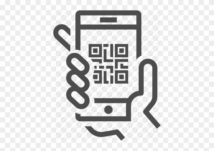 Mobile Phone Qr Code Icon - Qr Code
