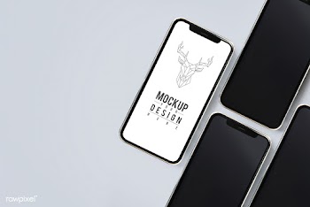 Mobile phone screens | Free stock psd mockup - 527472