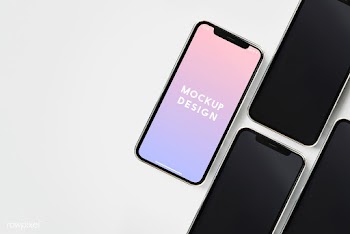 Mobile phone screens | Free stock psd mockup - 527515