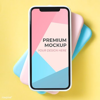 Mobile phone screens | Free stock psd mockup - 527552