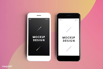 Mobile phone screens | Free stock psd mockup - 527568