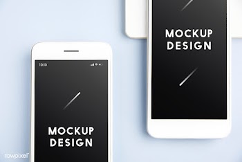 Mobile phone screens | Free stock psd mockup - 527577