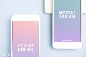 Mobile phone screens | Free stock psd mockup - 527598