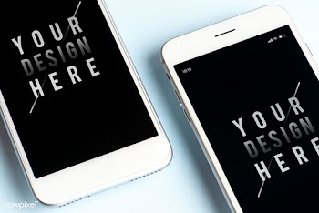 Mobile phone screens | Free stock psd mockup - 527640