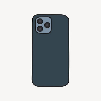 Mobile phone sticker, digital device | Free PSD Illustration - rawpixel