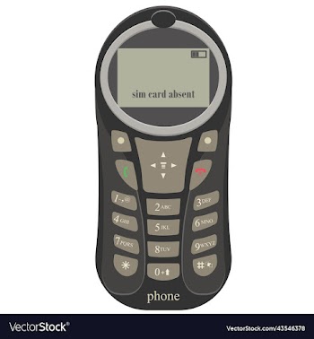 mobile phone with buttons