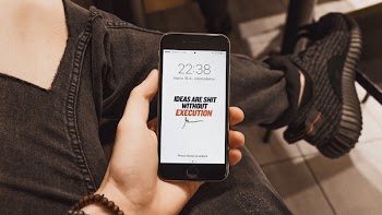 Mobile Screen And App In Hand