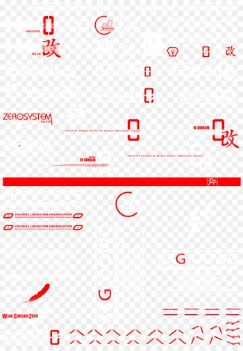 Mobile Suit Gundam Unicorn Wing Gundam Zero After Colony ทอลกีส - Gundam logo 