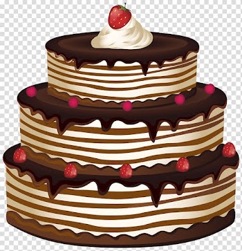 Mocha cake with strawberry illustration, Birthday cake Chocolate cake Cupcake, Cake transparent background PNG clipart
