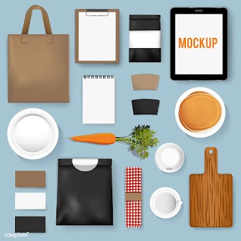 Mockup bag coffee | Free stock vector - 2108