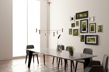 Mockup of frames in interior Free Psd