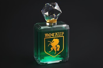 Mockup Perfume Bottle