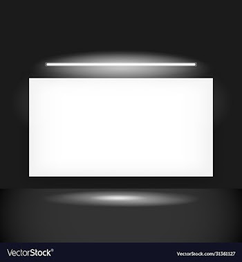 mockup poster banner design template isolated