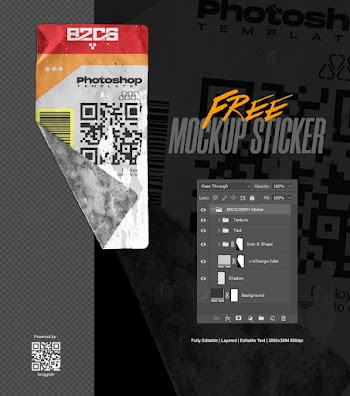 Mockup Sticker