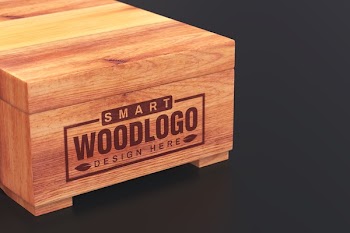 Mockup Wood Box