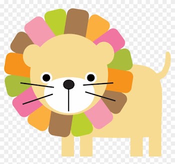 Mod Jungle Lion Wall Mural For Baby Boy Nursery Or - Baby Girl Nursery Room Borders