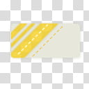 ModBelle Folder Icons, ModBelle (FLDR) b, rectangular white and yellow frame transparent background PNG clipart