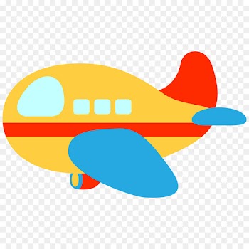 Mode of transport Train Airplane Paper - five vector 