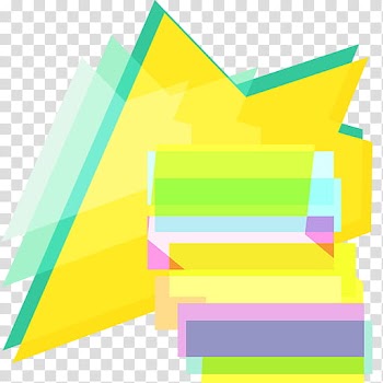 MODEEEERN Icon Set, yellow and pink abstract painting transparent background PNG clipart