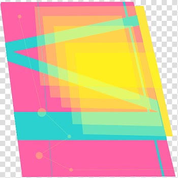 MODEEEERN Icon Set, yellow, teal, and pink abstract transparent background PNG clipart