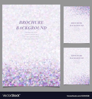 Modern abstract brochure template design vector image