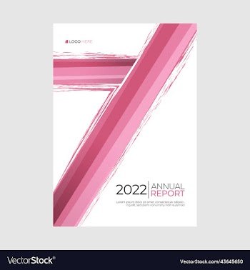 modern abstract business annual report