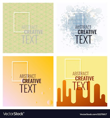 Modern abstract circle geometric design pattern vector image