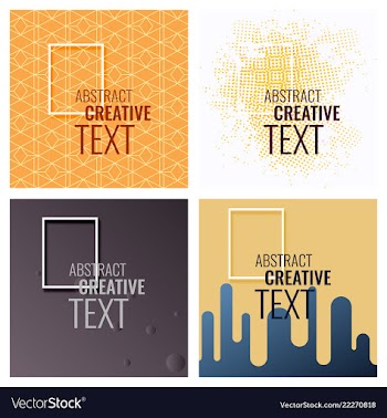 Modern abstract circle geometric design pattern vector image