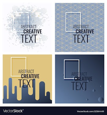 Modern abstract circle geometric design pattern vector image