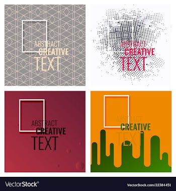 Modern abstract circle geometric design pattern vector image