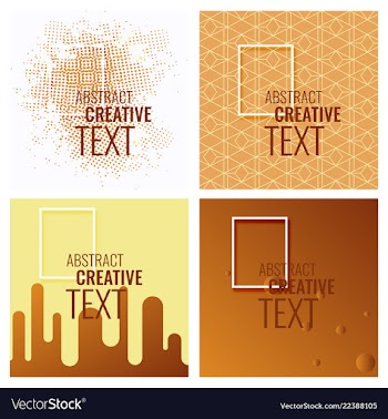 Modern abstract circle geometric design pattern vector image