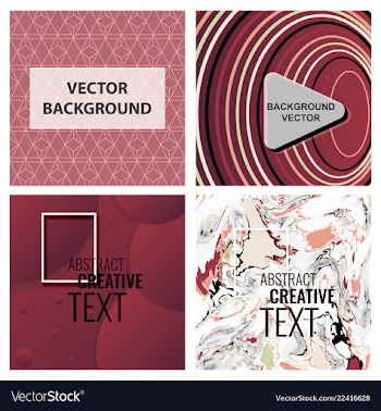 Modern abstract circle geometric design pattern vector image