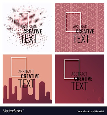 Modern abstract circle geometric design pattern vector image