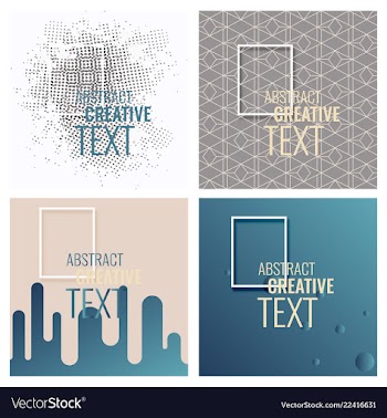 Modern abstract circle geometric design pattern vector image