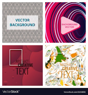 Modern abstract circle geometric design pattern vector image