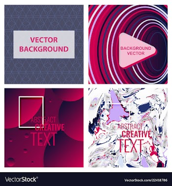 Modern abstract circle geometric design pattern vector image