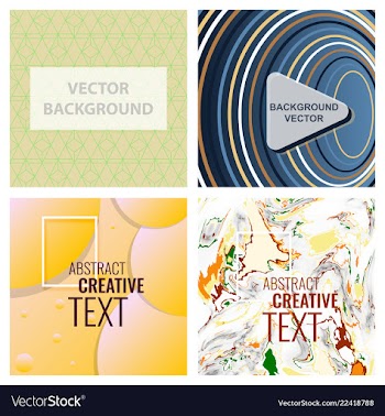 Modern abstract circle geometric design pattern vector image