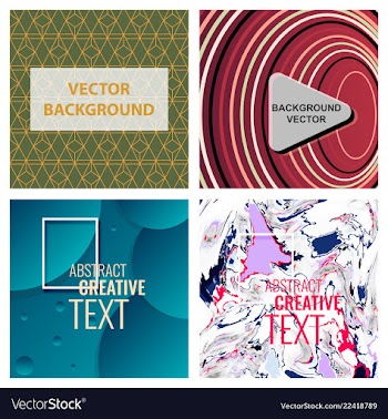 Modern abstract circle geometric design pattern vector image