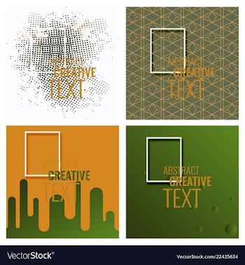Modern abstract circle geometric design pattern vector image