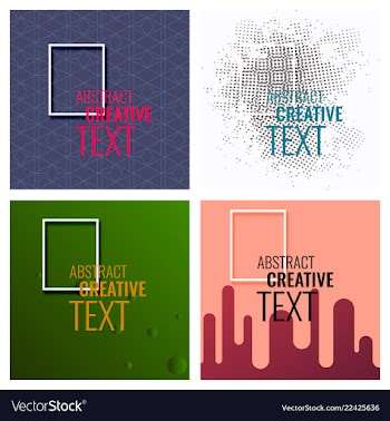 Modern abstract circle geometric design pattern vector image